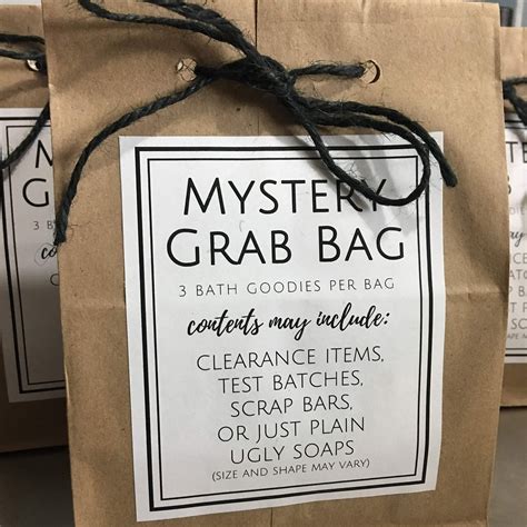 mystery replica grab bag|mystery bag fundraiser.